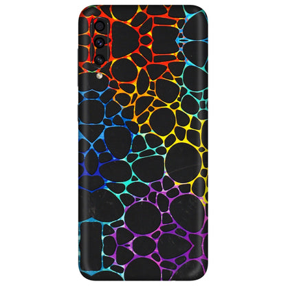 Samsung A/S Series Phone Skins (All Models) - Abstract Art MultiColour - 3D Embossed Finish (L-133) Samsung Galaxy A30s
