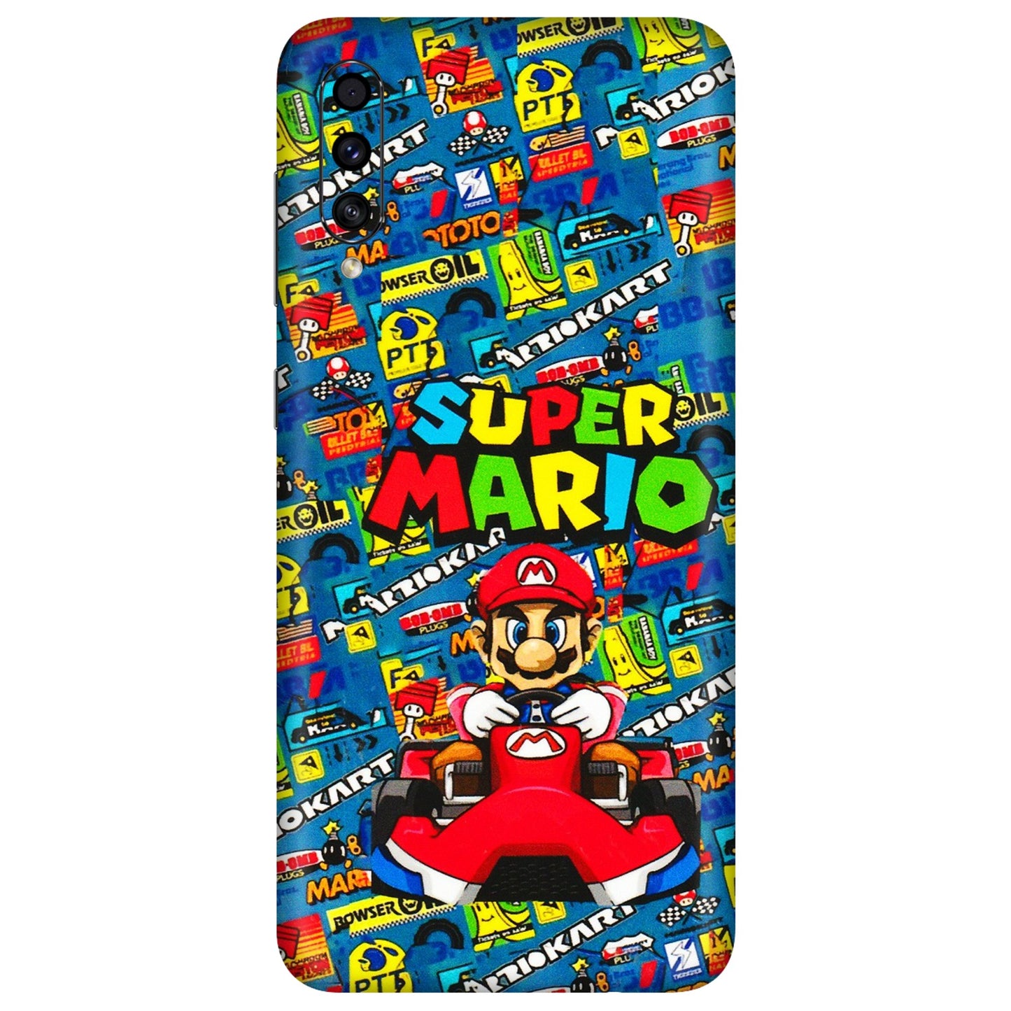Samsung A/S Series Phone Skins (All Models) - Super Mario Kart - 3D Embossed Finish (L-140) Samsung Galaxy A30s