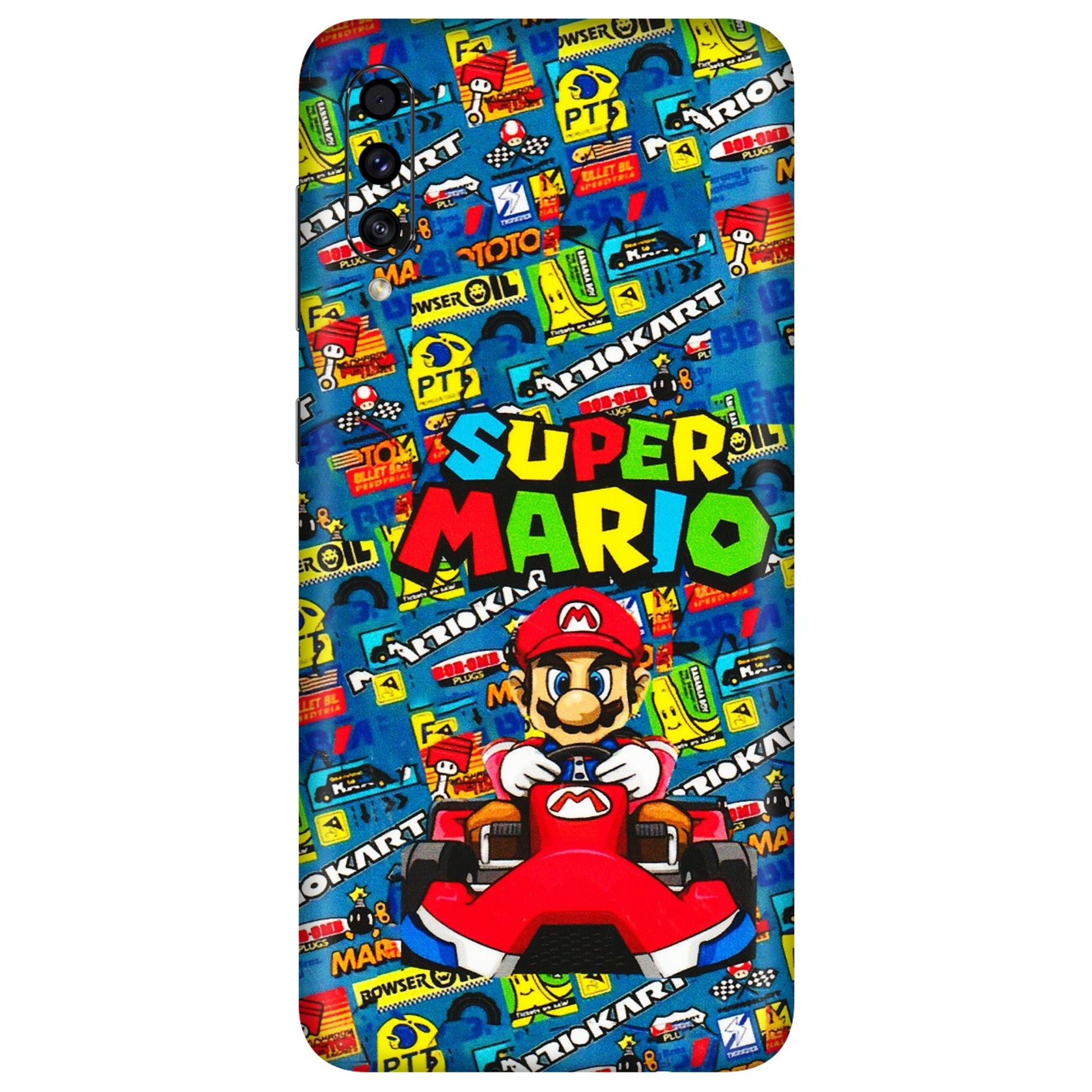 Samsung A/S Series Phone Skins (All Models) - Super Mario Kart - 3D Embossed Finish (L-140) Samsung Galaxy A30s