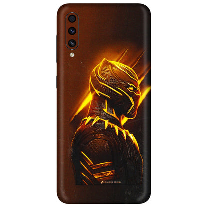 Samsung A/S Series Phone Skins (All Models) - Gold Black Panther - 3D Embossed Finish (L-181) Samsung Galaxy A30s