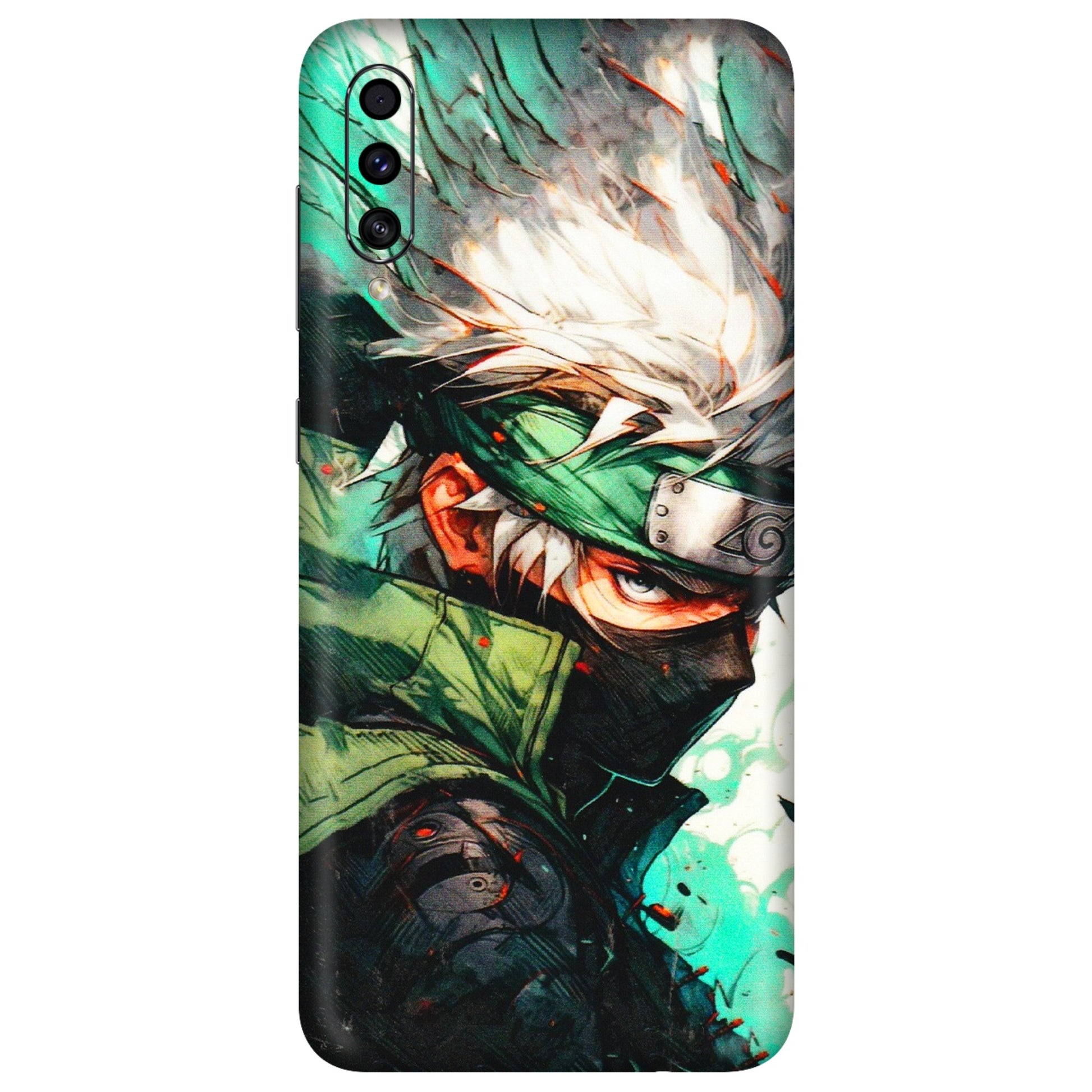 Samsung A/S Series Phone Skins (All Models) - Kakashi Side Profile - 3D Embossed Finish (L-249) Samsung Galaxy A30s