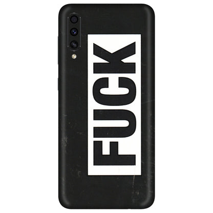 Samsung A/S Series Phone Skins (All Models) - The F Word - 3D Embossed Finish (L-255) Samsung Galaxy A30s