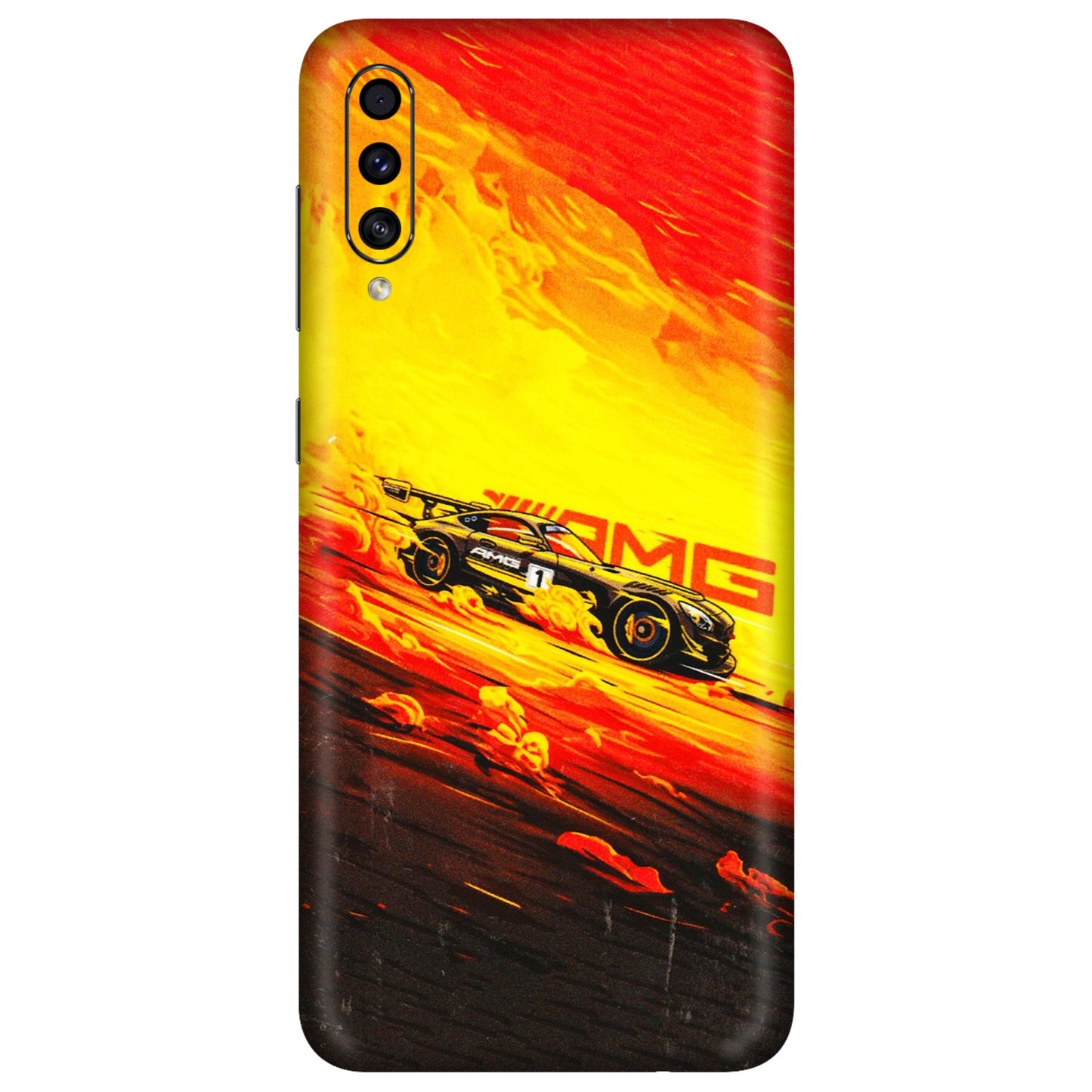 Samsung A/S Series Phone Skins (All Models) - AMG Car Speed Cover - 3D Embossed Finish (L-256) Samsung Galaxy A30s