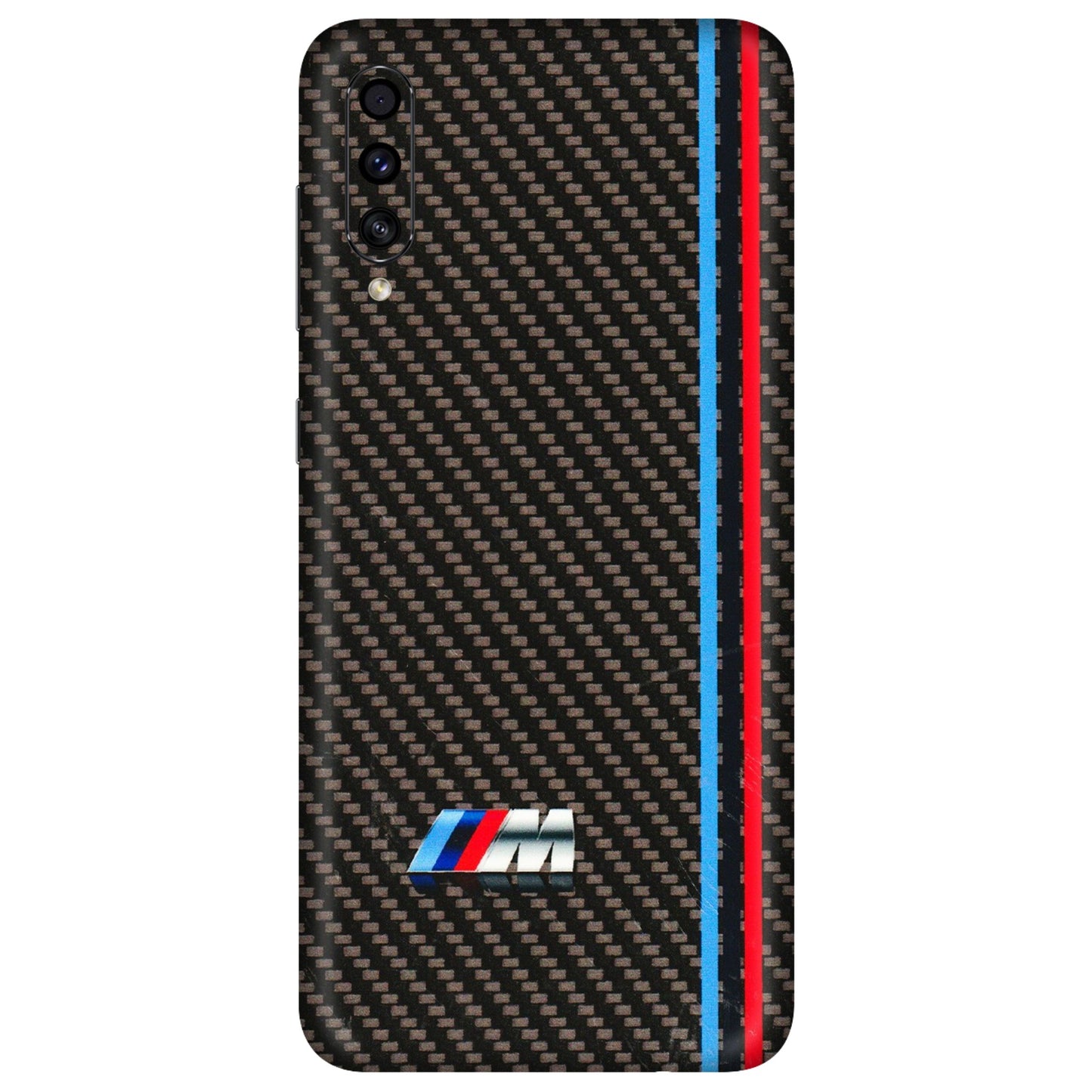 Samsung A/S Series Phone Skins (All Models) - BM Carbon Fiber Feels - 3D Embossed Finish (L-38) Samsung Galaxy A30s