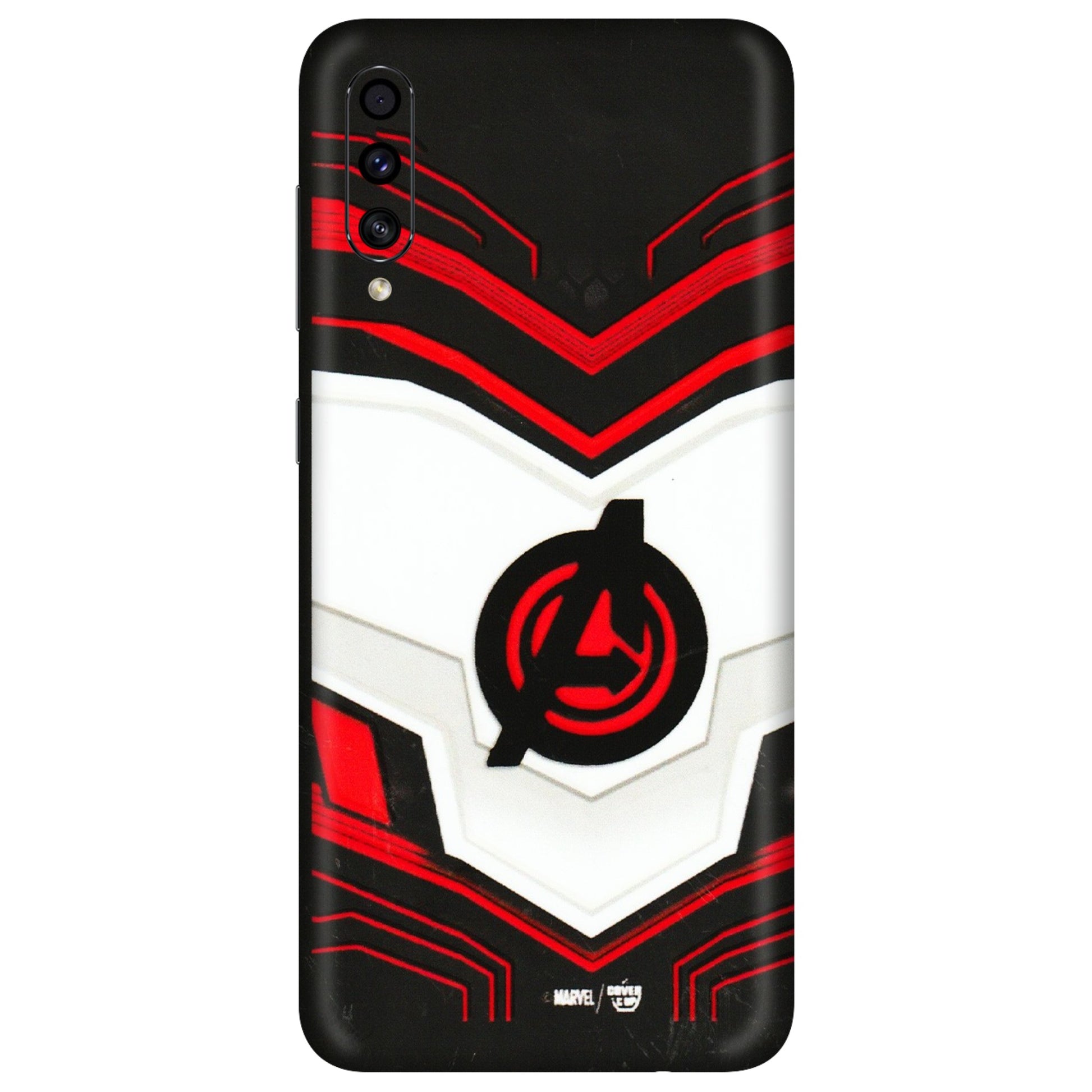 Samsung A/S Series Phone Skins (All Models) - Avengers Logo - 3D Embossed Finish (L-55) Samsung Galaxy A30s