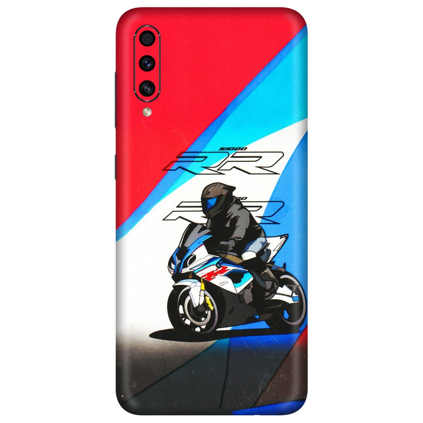 Samsung A/S Series Phone Skins (All Models) - Bikers Love - 3D Embossed Finish (L-58) Samsung Galaxy A30s