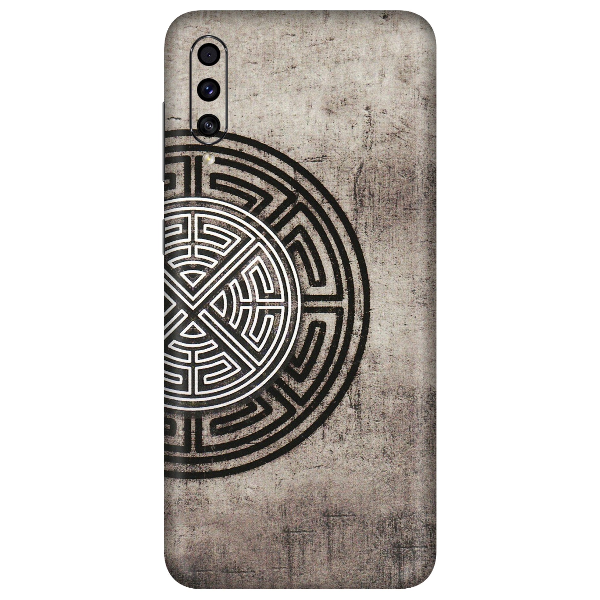 Samsung A/S Series Phone Skins (All Models) - Mysterious Circular Design - 3D Embossed Finish (L-63) Samsung Galaxy A30s