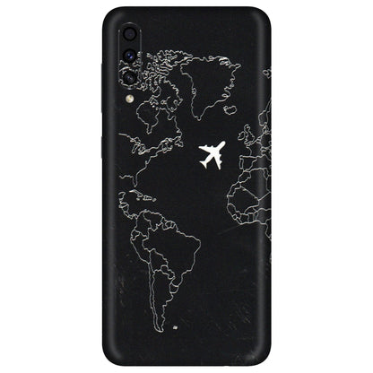 Samsung A/S Series Phone Skins (All Models) - Never Ending Travel - 3D Embossed Finish (L-79) Samsung Galaxy A30s
