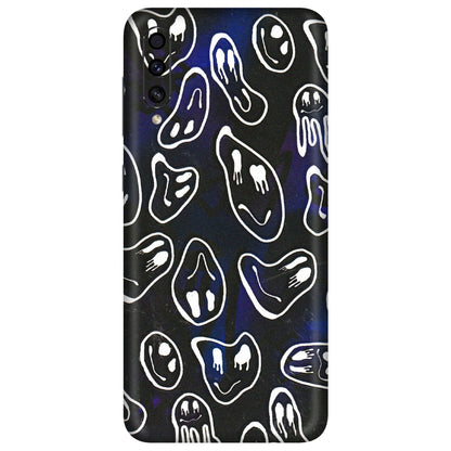 Samsung A/S Series Phone Skins (All Models) - Distorted Smileys - 3D Embossed Finish (L-92) Samsung Galaxy A30s