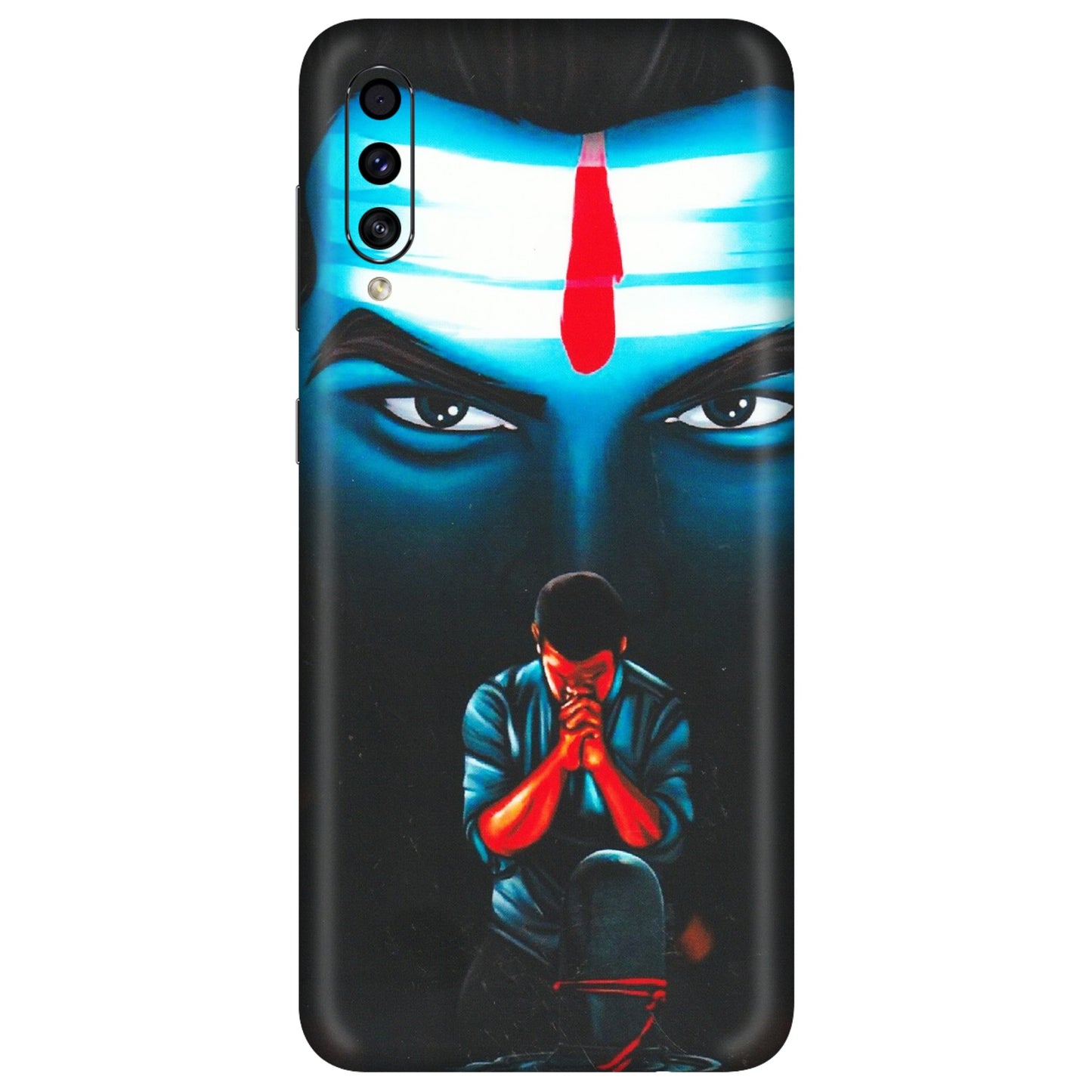Samsung A/S Series Phone Skins (All Models) - Mahakal Bhakt - Matte Finish (M-112) Samsung Galaxy A30s