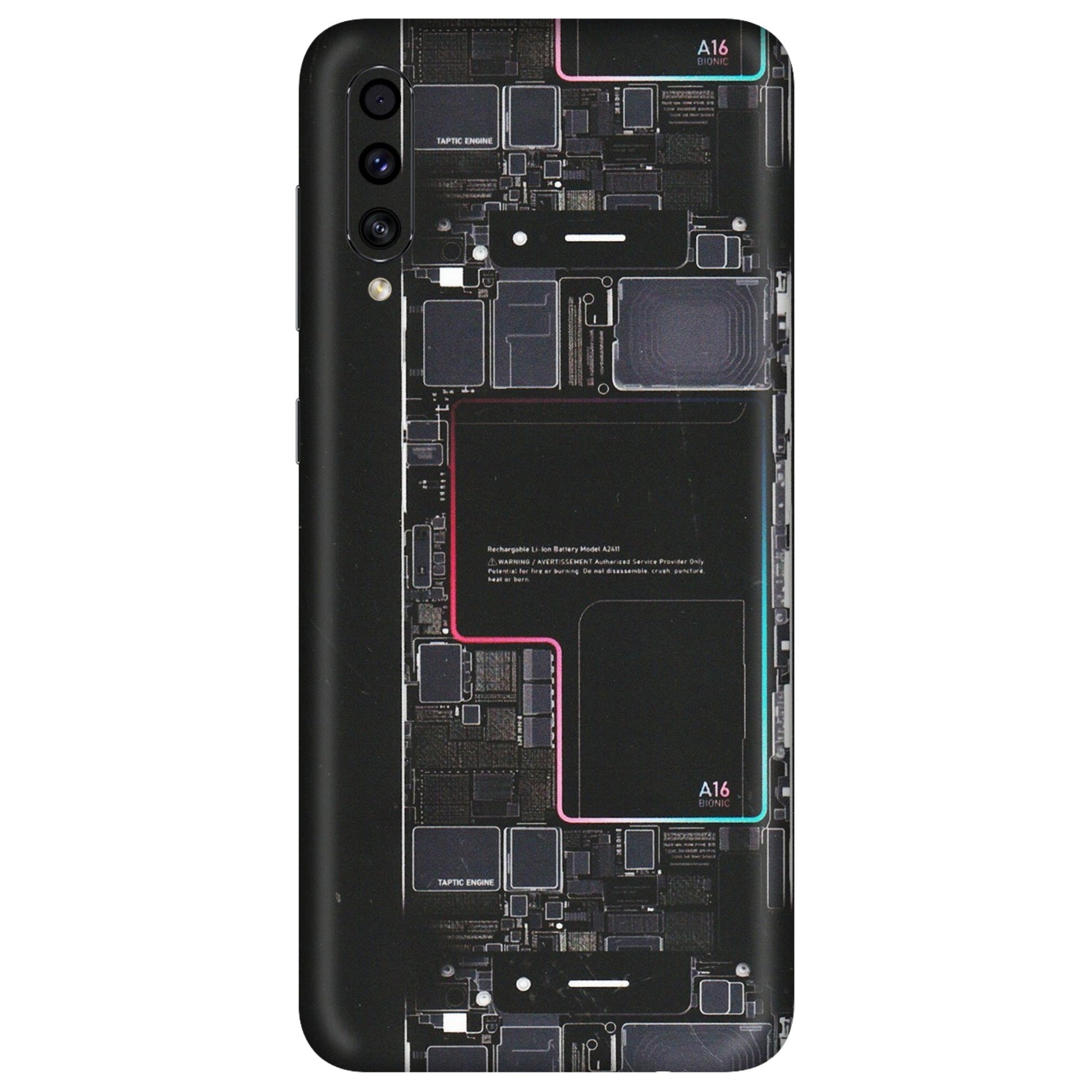 Samsung A/S Series Phone Skins (All Models) - Motherboard Circuit Layout - Matte Finish (M-117) Samsung Galaxy A30s