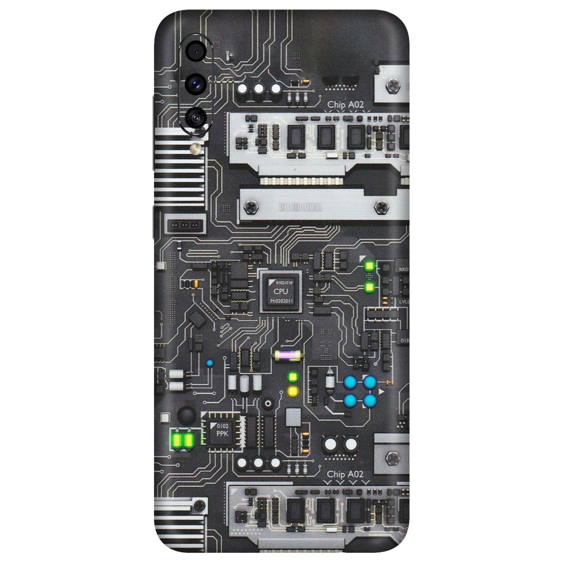Samsung A/S Series Phone Skins (All Models) - Motherboard Internals - Matte Finish (M-135) Samsung Galaxy A30s