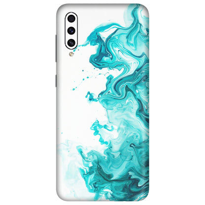 Samsung A/S Series Phone Skins (All Models) - Sky Blue Abstract Colour - Matte Finish (M-146) Samsung Galaxy A30s