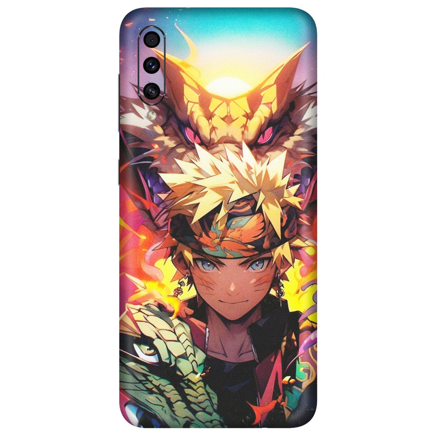 Samsung A/S Series Phone Skins (All Models) - Angry Naruto Anime - Matte Finish (M-148) Samsung Galaxy A30s