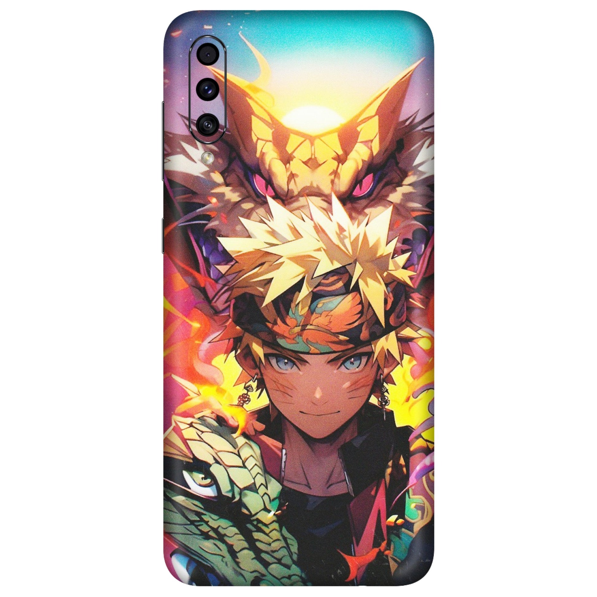 Samsung A/S Series Phone Skins (All Models) - Angry Naruto Anime - Matte Finish (M-148) Samsung Galaxy A30s