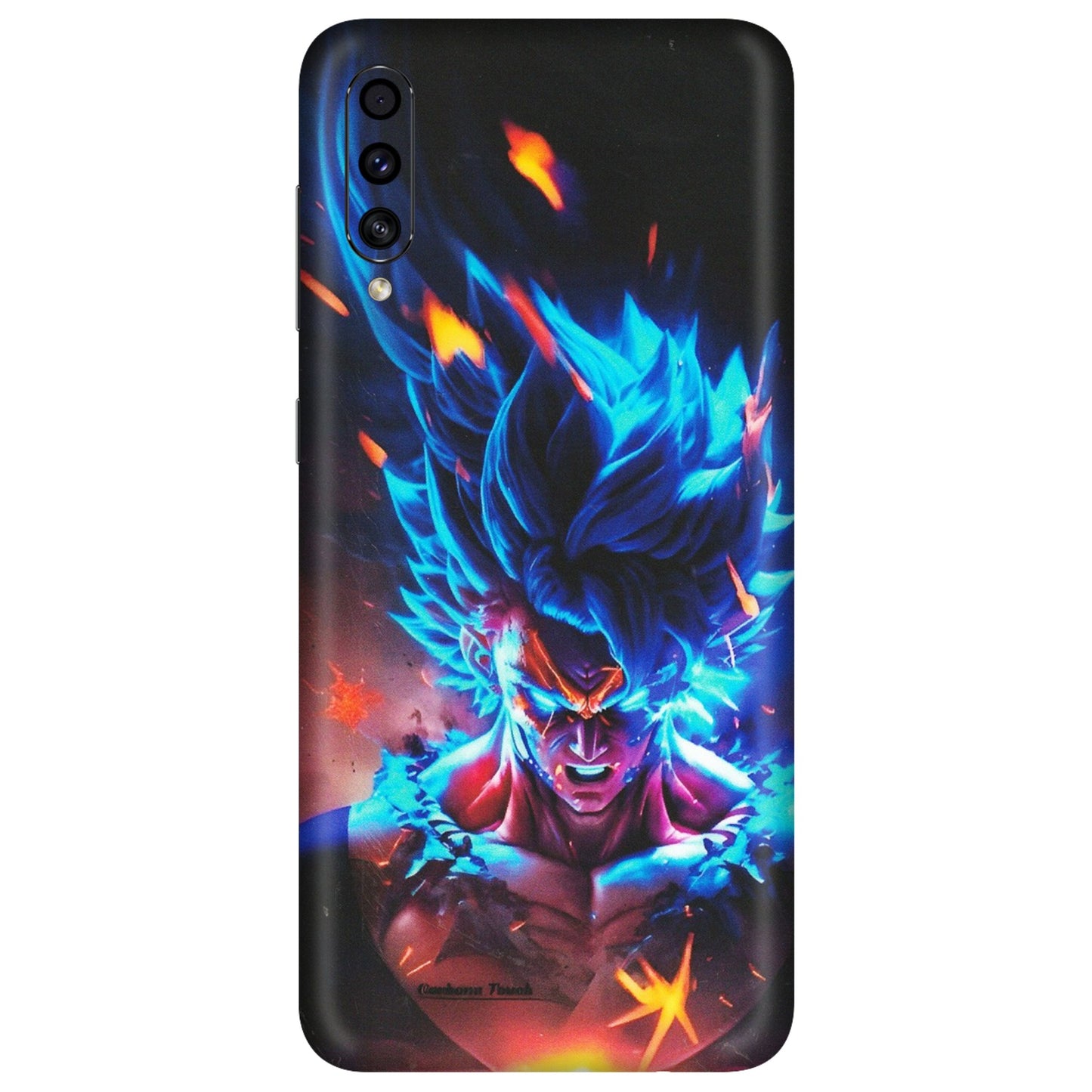 Samsung A/S Series Phone Skins (All Models) - Angry Goku Dragon Ball Anime - Matte Finish (M-150) Samsung Galaxy A30s