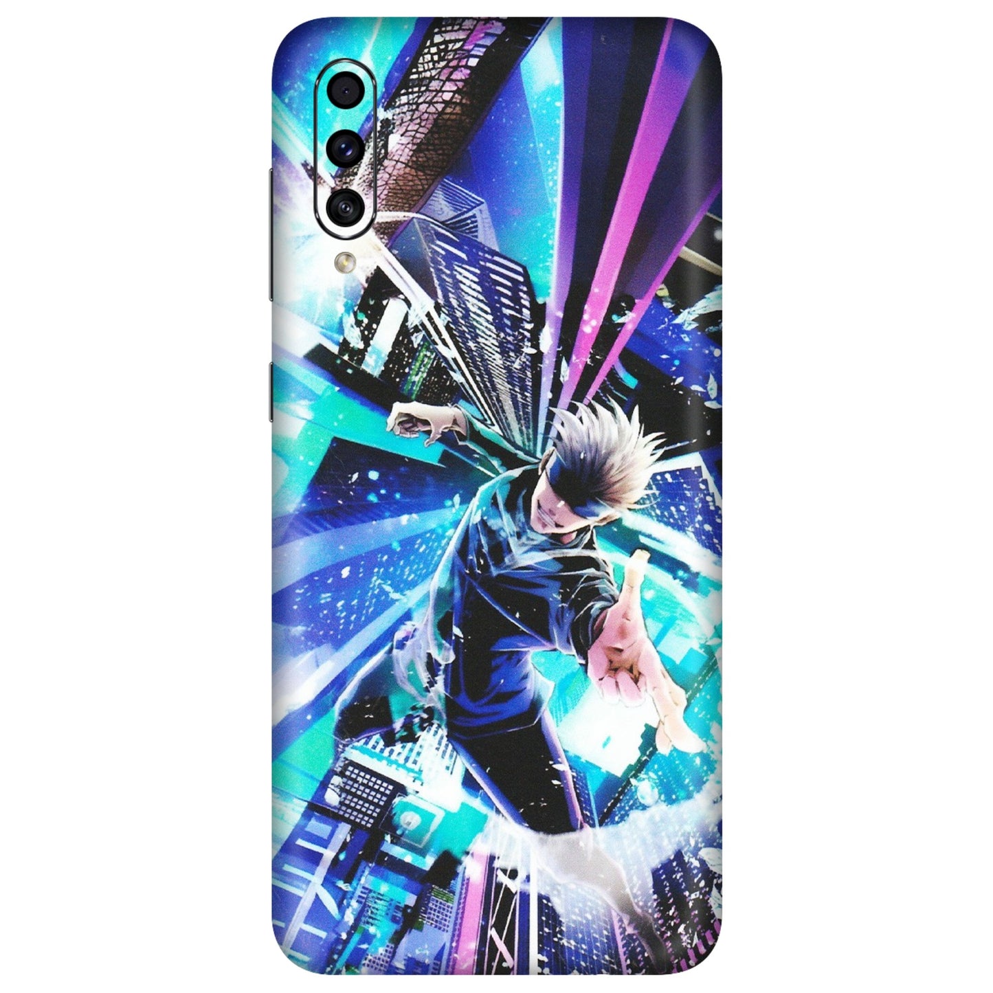 Samsung A/S Series Phone Skins (All Models) - Manga Action Jujustu Kaisen Anime - Matte Finish (M-155) Samsung Galaxy A30s