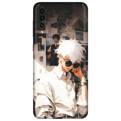 Samsung A/S Series Phone Skins (All Models) - Gojo Satoru Jujustu Kaisen Anime - Matte Finish (M-156) Samsung Galaxy A30s