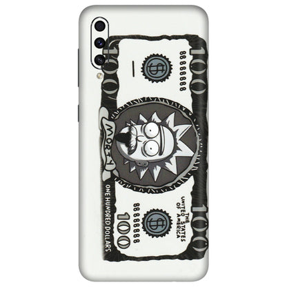 Samsung A/S Series Phone Skins (All Models) - Rick And Morty Hundred Dollar Anime - Matte Finish (M-161) Samsung Galaxy A30s