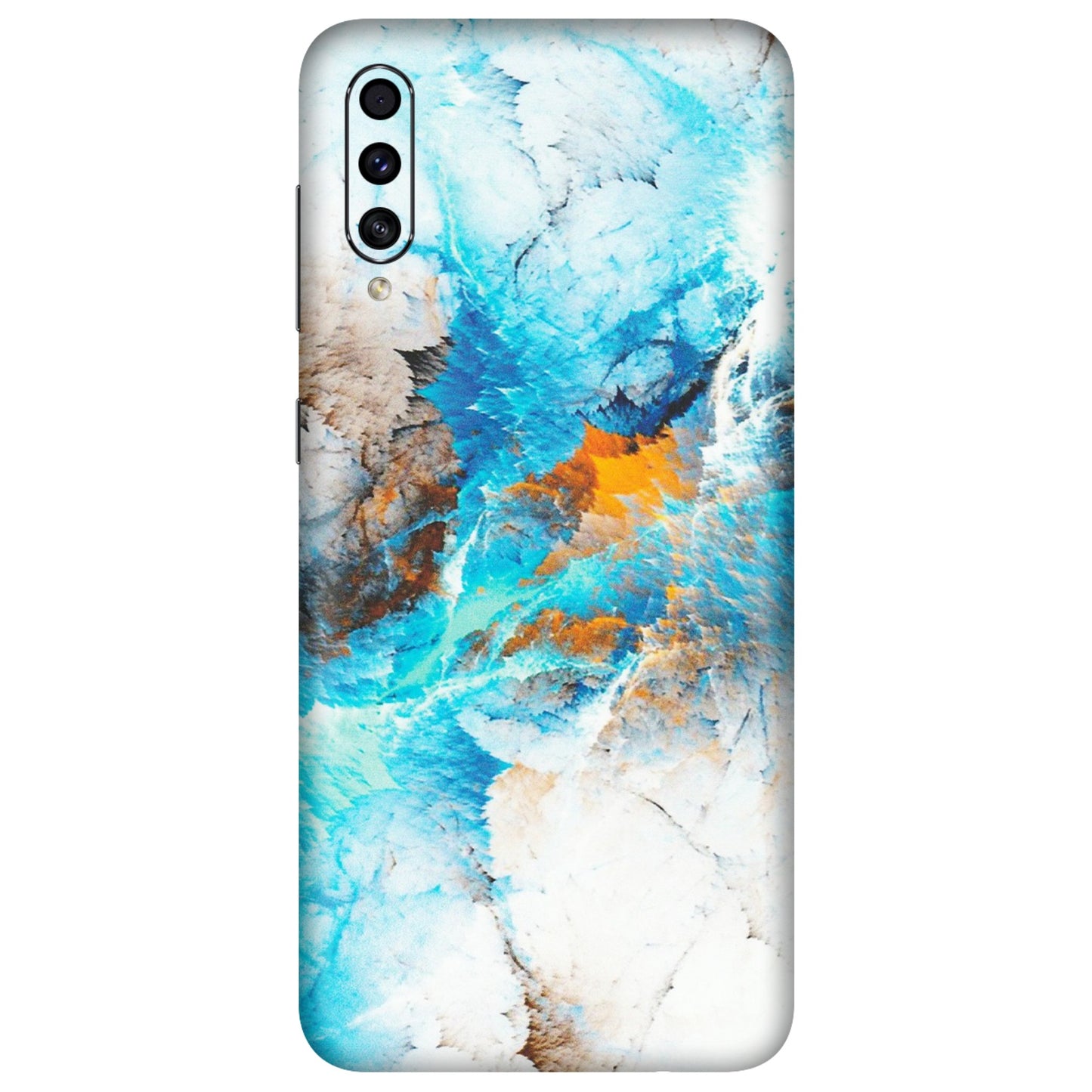 Samsung A/S Series Phone Skins (All Models) - Blue Waves Abstract - Matte Finish (M-19) Samsung Galaxy A30s