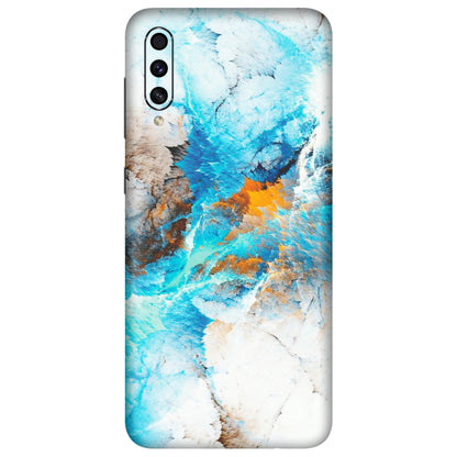 Samsung A/S Series Phone Skins (All Models) - Blue Waves Abstract - Matte Finish (M-19) Samsung Galaxy A30s