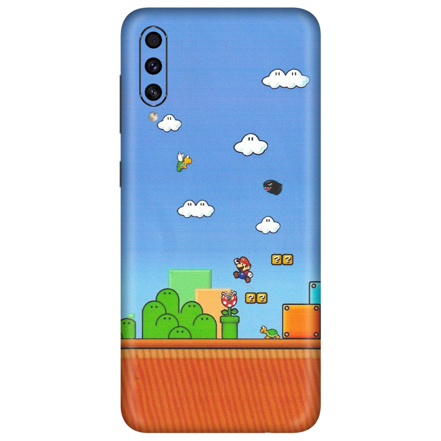 Samsung A/S Series Phone Skins (All Models) - Mario Game Scene - Matte Finish (M-24) Samsung Galaxy A30s