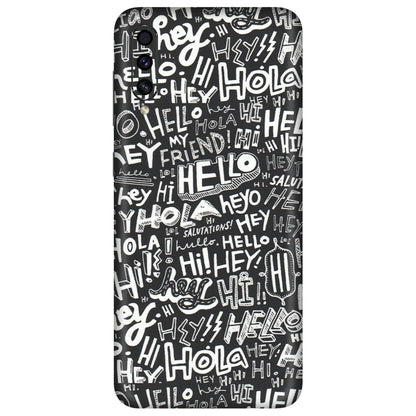 Samsung A/S Series Phone Skins (All Models) - Hi Hello Doodles - Matte Finish (M-25) Samsung Galaxy A30s