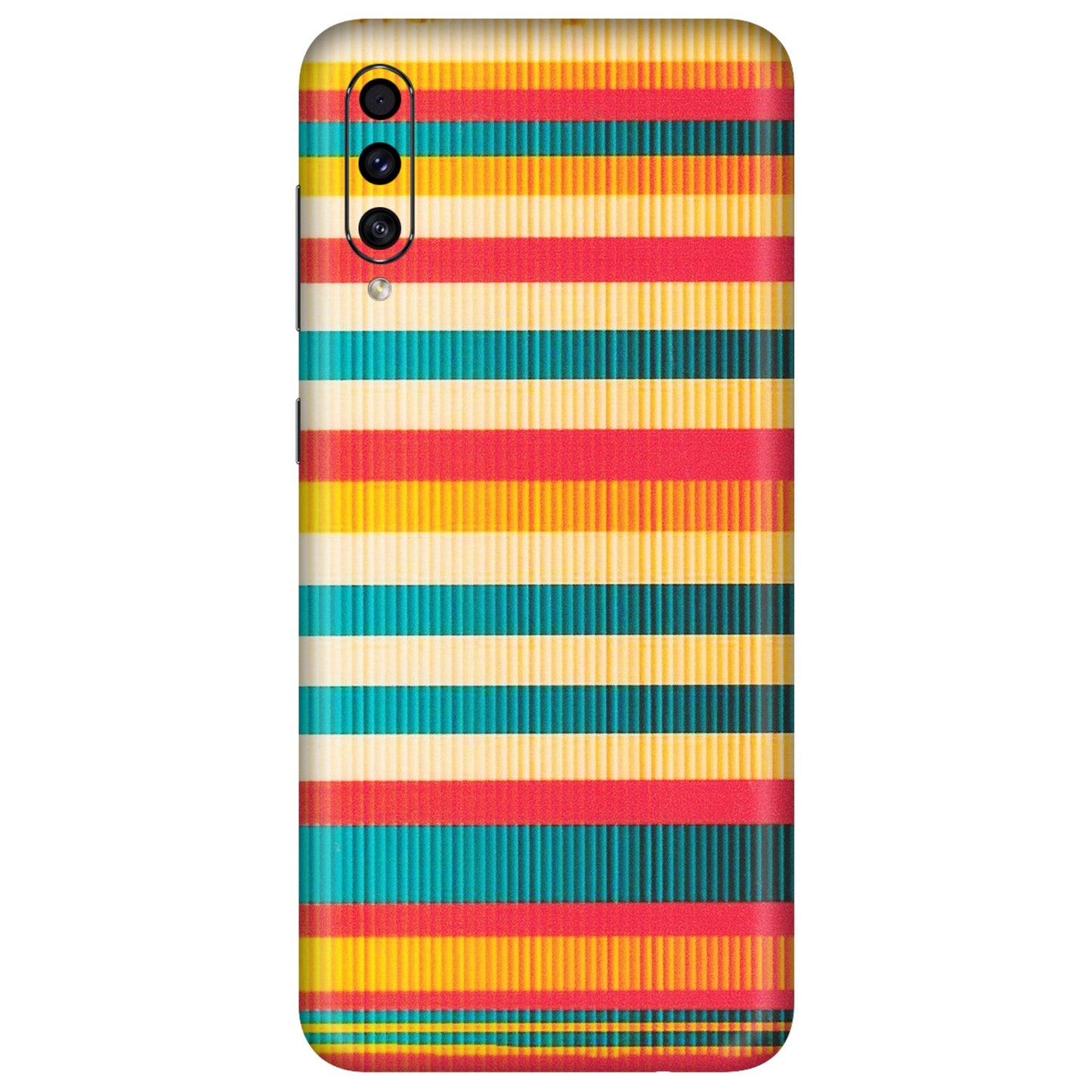 Samsung A/S Series Phone Skins (All Models) - Colourful Stripes Soothing Effect - Matte Finish (M-86) Samsung Galaxy A30s