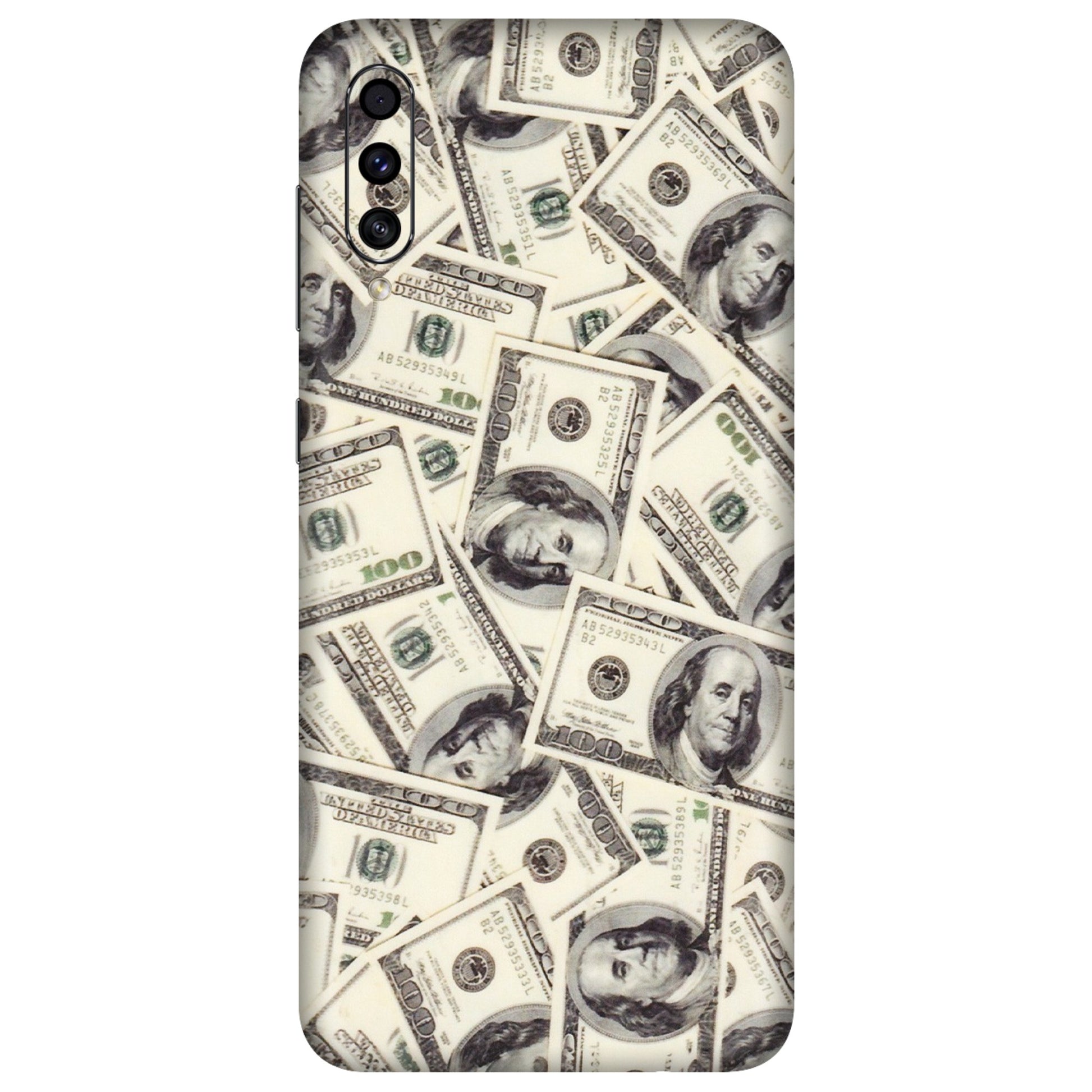 Samsung A/S Series Phone Skins (All Models) - Dollar Lover - Transparent Finish (T-17) Samsung Galaxy A30s