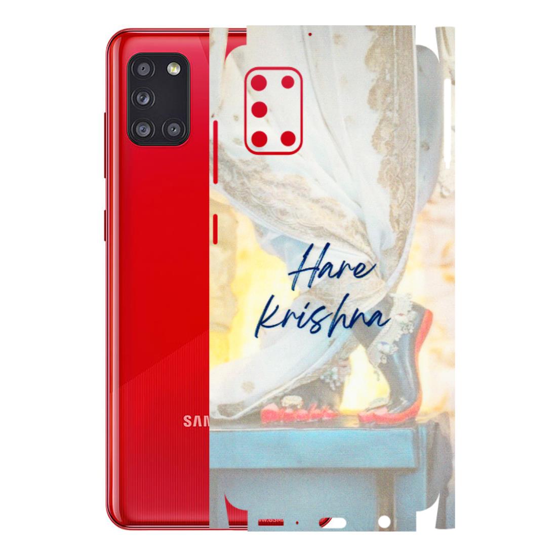 Samsung A/S Series Phone Skins (All Models) - Hare Krishna - 3D Embossed Finish (L-03) Samsung Galaxy A31
