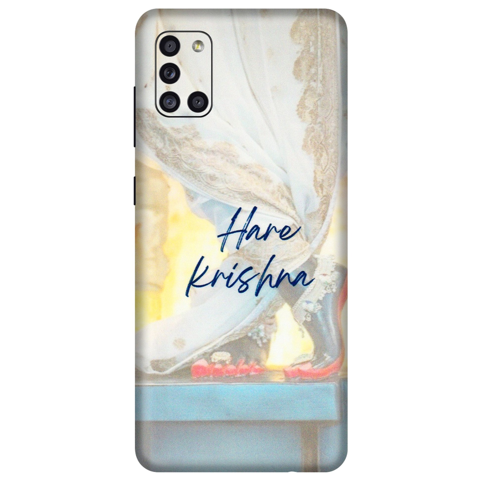 Samsung A/S Series Phone Skins (All Models) - Hare Krishna - 3D Embossed Finish (L-03) Samsung Galaxy A31