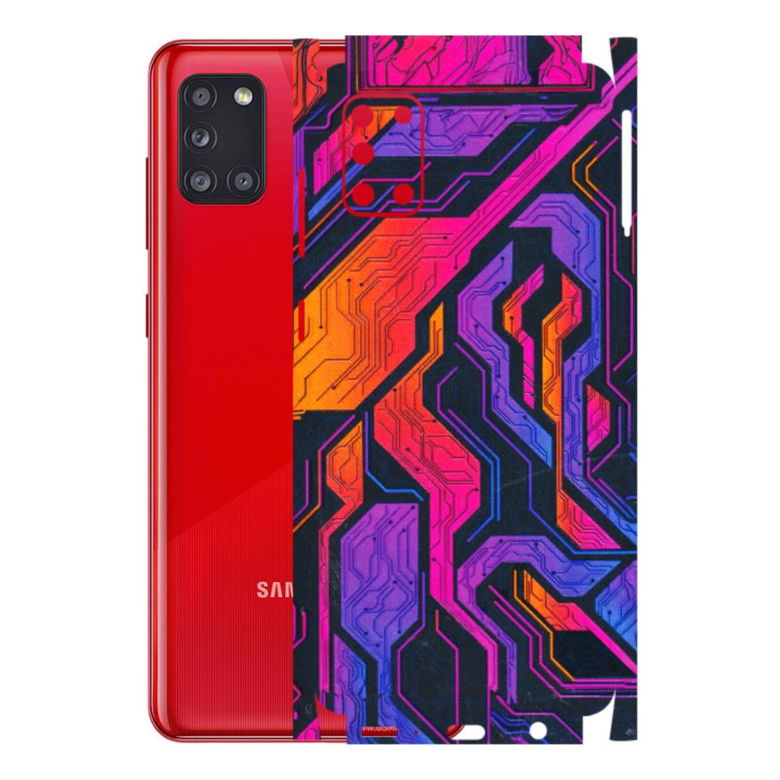 Samsung A/S Series Phone Skins (All Models) - Tech Circuits Futuristic - 3D Embossed Finish (L-07) Samsung Galaxy A31