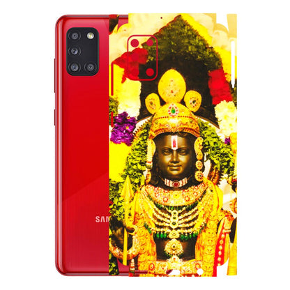 Samsung A/S Series Phone Skins (All Models) - Ram Lalla Ayodhya - 3D Embossed Finish (L-103) Samsung Galaxy A31
