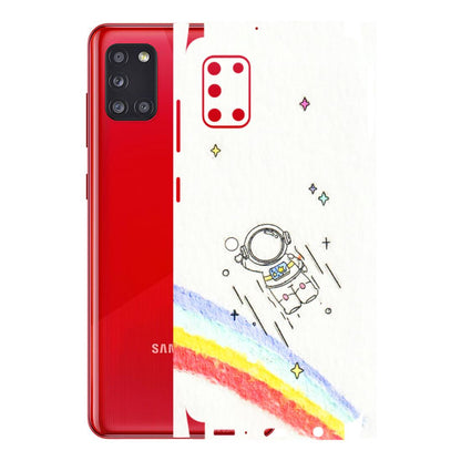Samsung A/S Series Phone Skins (All Models) - Milkyway Astronaut - 3D Embossed Finish (L-110) Samsung Galaxy A31