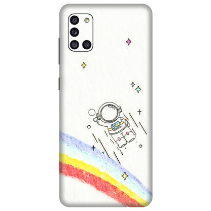 Samsung A/S Series Phone Skins (All Models) - Milkyway Astronaut - 3D Embossed Finish (L-110) Samsung Galaxy A31