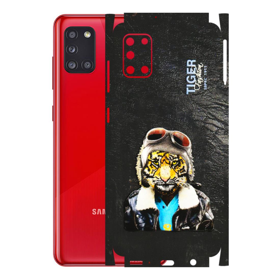 Samsung A/S Series Phone Skins (All Models) - Rider Tiger - 3D Embossed Finish (L-113) Samsung Galaxy A31