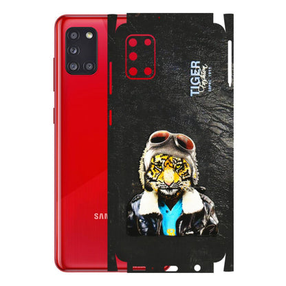 Samsung A/S Series Phone Skins (All Models) - Rider Tiger - 3D Embossed Finish (L-113) Samsung Galaxy A31