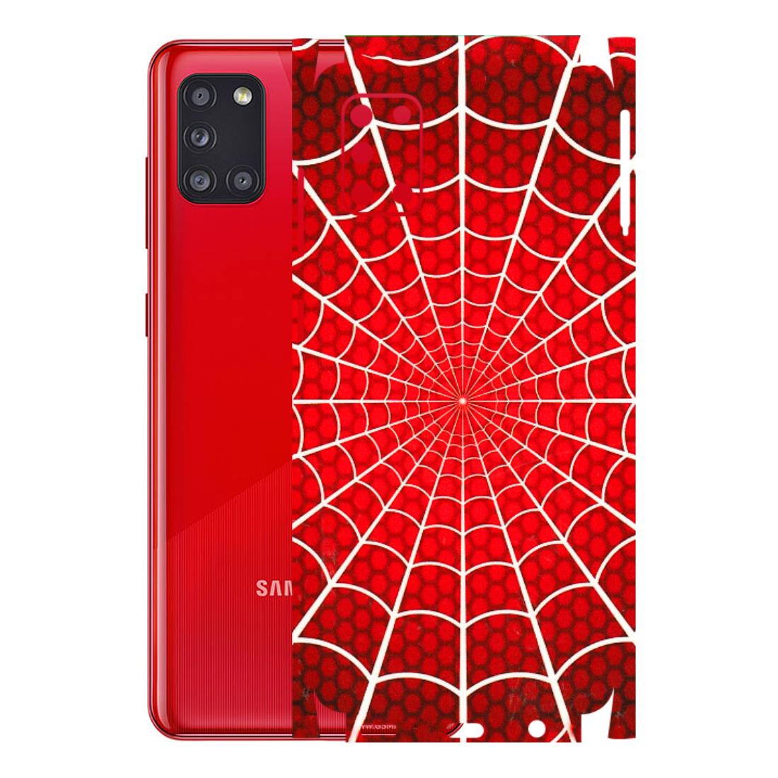 Samsung A/S Series Phone Skins (All Models) - Classic Spidey Web - 3D Embossed Finish (L-115) Samsung Galaxy A31
