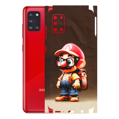 Samsung A/S Series Phone Skins (All Models) - Little Mario - 3D Embossed Finish (L-119) Samsung Galaxy A31