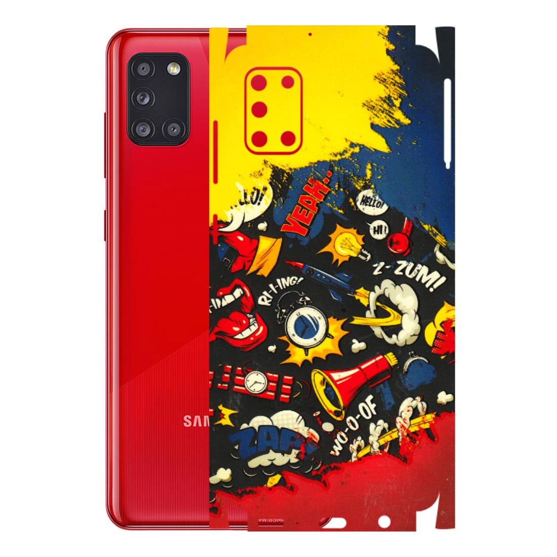 Samsung A/S Series Phone Skins (All Models) - Pacific Doodle Art - 3D Embossed Finish (L-120) Samsung Galaxy A31