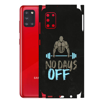 Samsung A/S Series Phone Skins (All Models) - Gym Lover - 3D Embossed Finish (L-127) Samsung Galaxy A31
