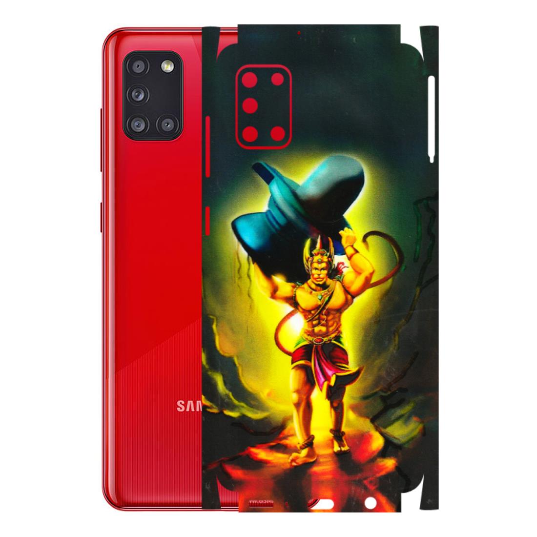 Samsung A/S Series Phone Skins (All Models) - Hanuman Ji - 3D Embossed Finish (L-128) Samsung Galaxy A31