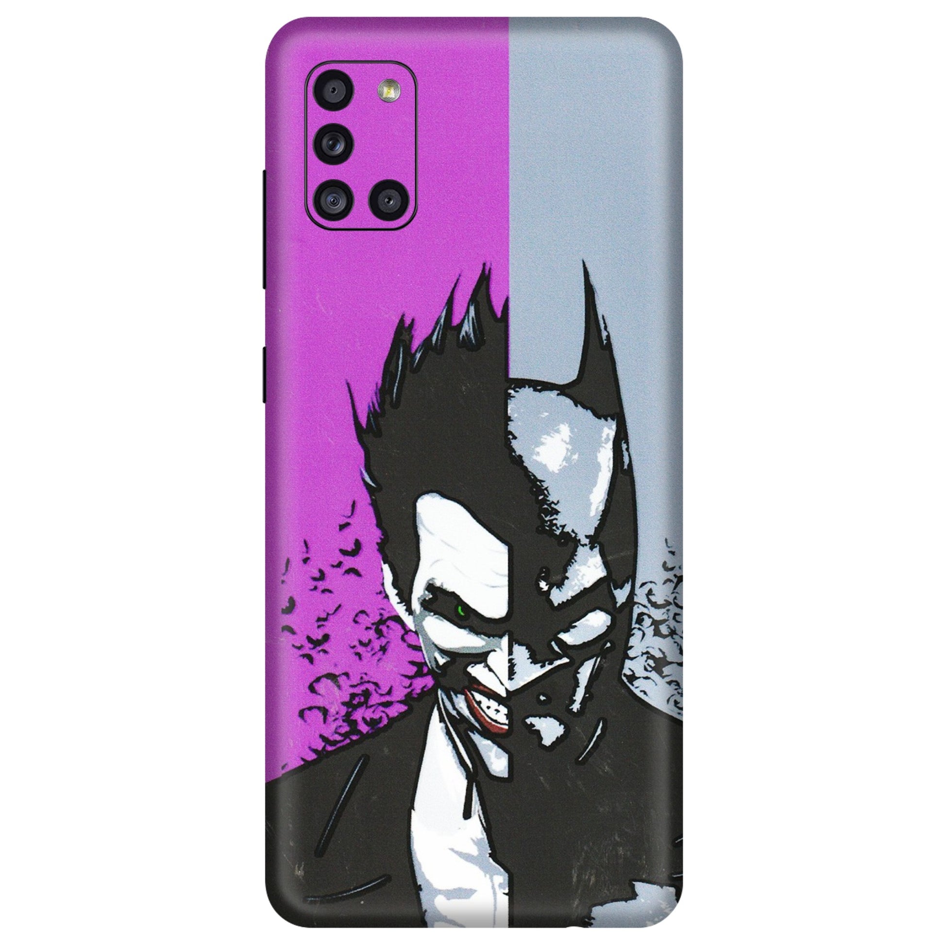 Samsung A/S Series Phone Skins (All Models) - Batman & Joker - 3D Embossed Finish (L-143) Samsung Galaxy A31