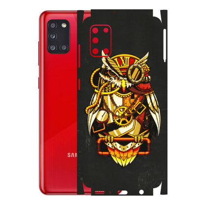 Samsung A/S Series Phone Skins (All Models) - Classy Smart Owl - 3D Embossed Finish (L-144) Samsung Galaxy A31