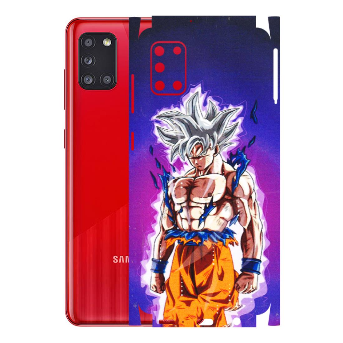 Samsung A/S Series Phone Skins (All Models) - Goku Purple Anime - 3D Embossed Finish (L-147) Samsung Galaxy A31