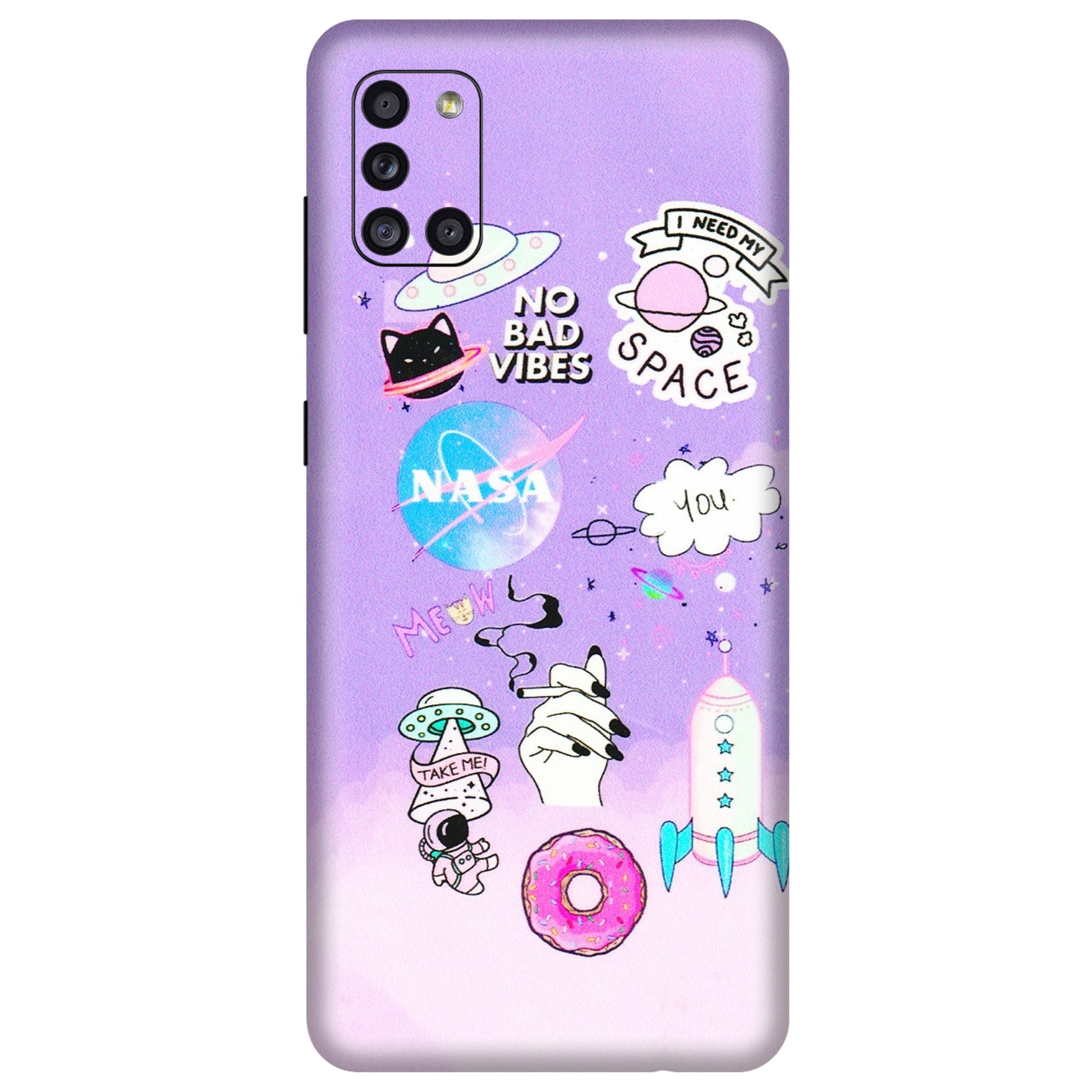 Samsung A/S Series Phone Skins (All Models) - I Need My Nasa Skin - 3D Embossed Finish (L-149) Samsung Galaxy A31