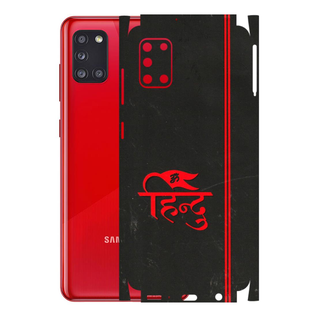 Samsung A/S Series Phone Skins (All Models) - Hindu Black - 3D Embossed Finish (L-153) Samsung Galaxy A31