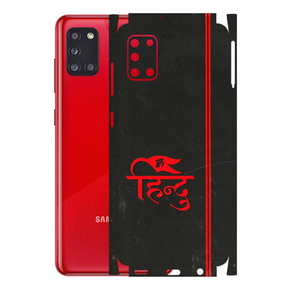Samsung A/S Series Phone Skins (All Models) - Hindu Black - 3D Embossed Finish (L-153) Samsung Galaxy A31