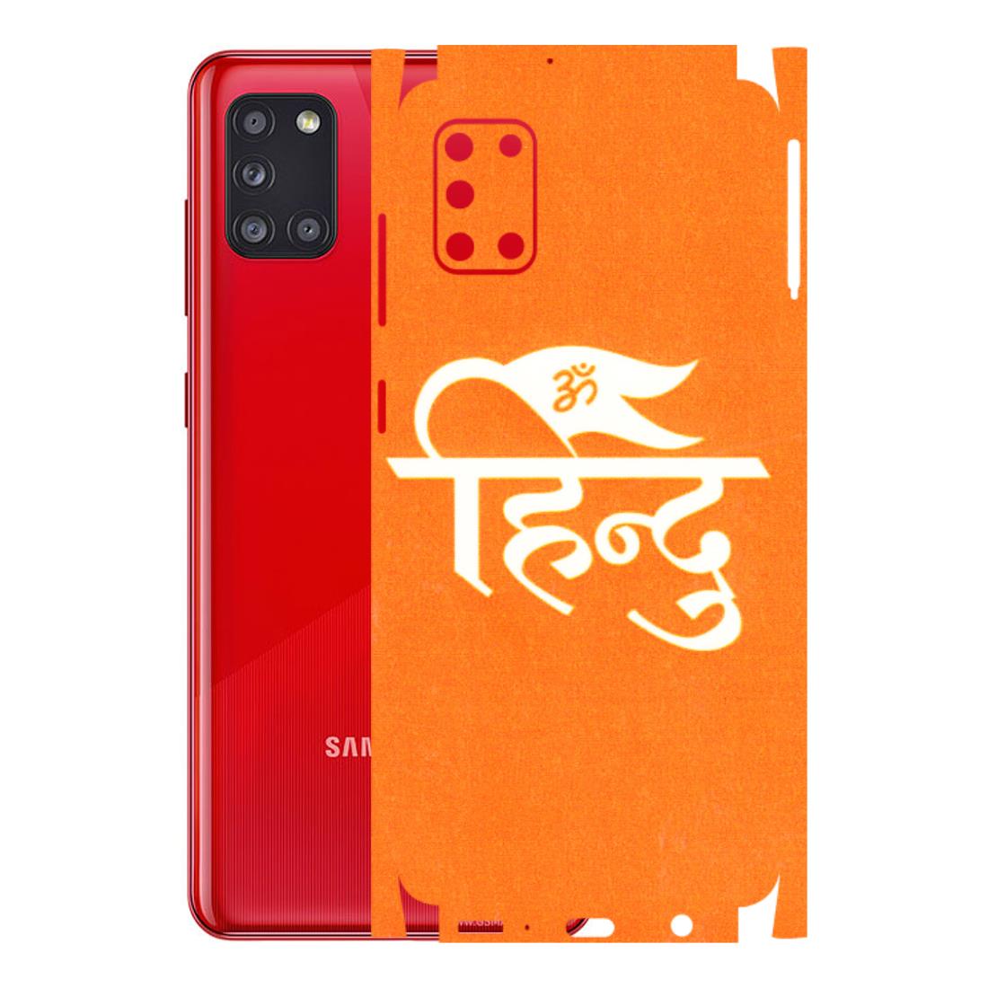 Samsung A/S Series Phone Skins (All Models) - Hindu Kesari - 3D Embossed Finish (L-154) Samsung Galaxy A31