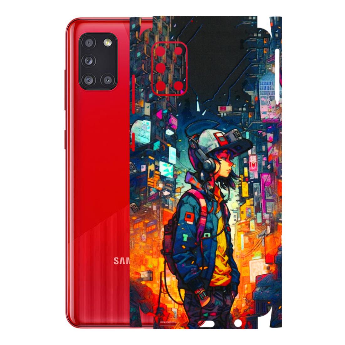 Samsung A/S Series Phone Skins (All Models) - Street Anime Guy - 3D Embossed Finish (L-158) Samsung Galaxy A31